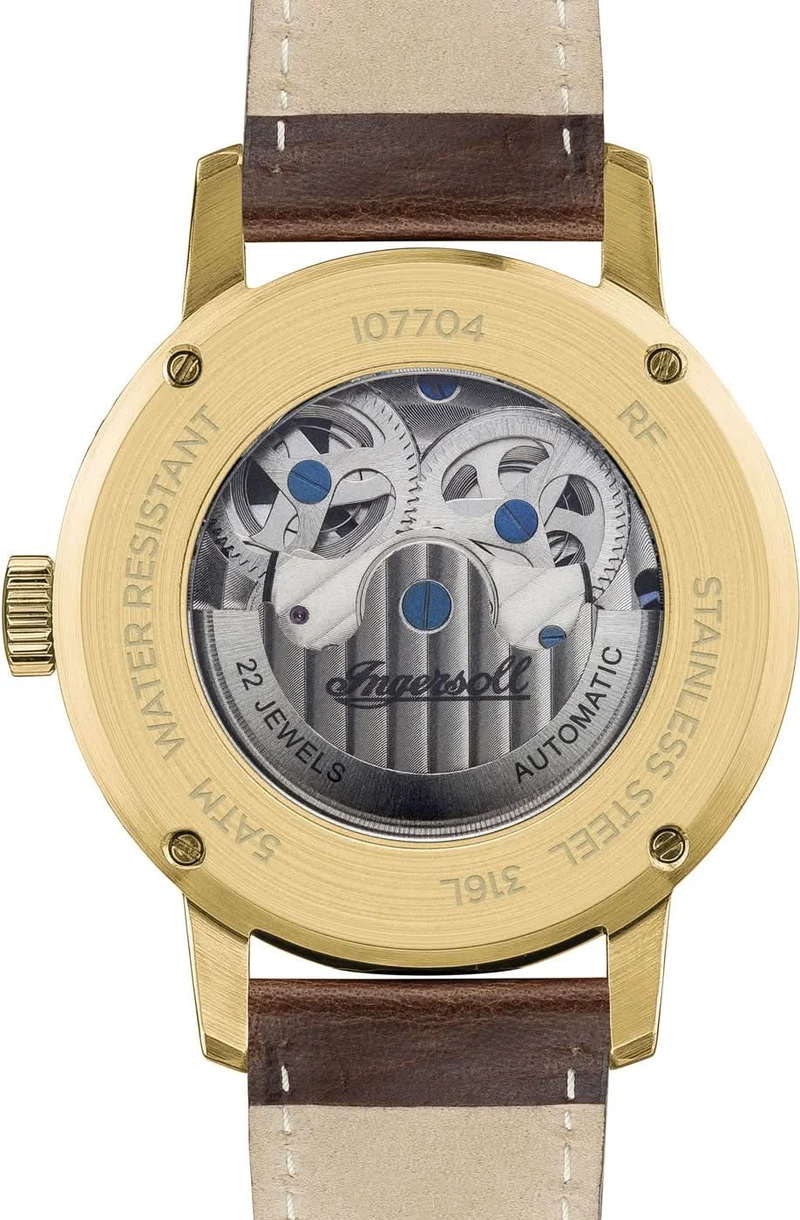 Ingersoll Jazz I07704 Herrenuhr • Automatik • Vintage-Stil