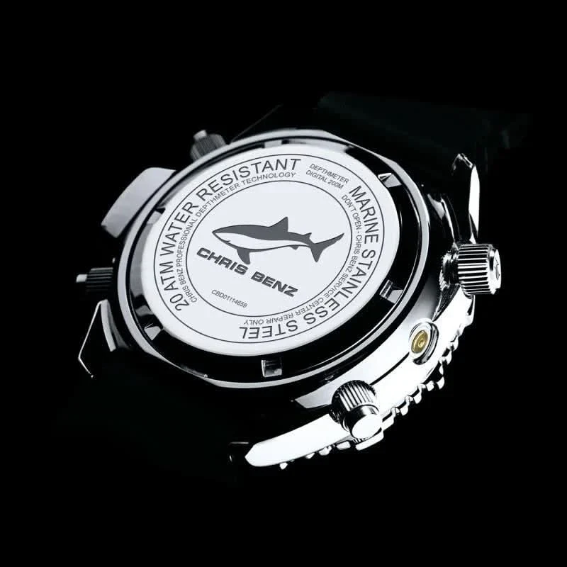 Chris Benz Depthmeter CB-D200X-G-MB Uhr • 200m • Saphirglas