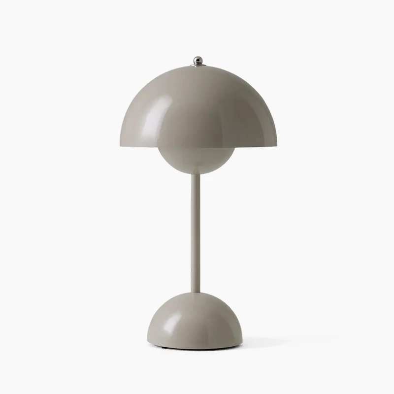 Paddenstoel Tafellamp Dimbaar Touch 30cm LED Bureaulamp Oplaadbaar Metaal Modern Design Leeslamp Sfeerlamp Geel | Sansoti