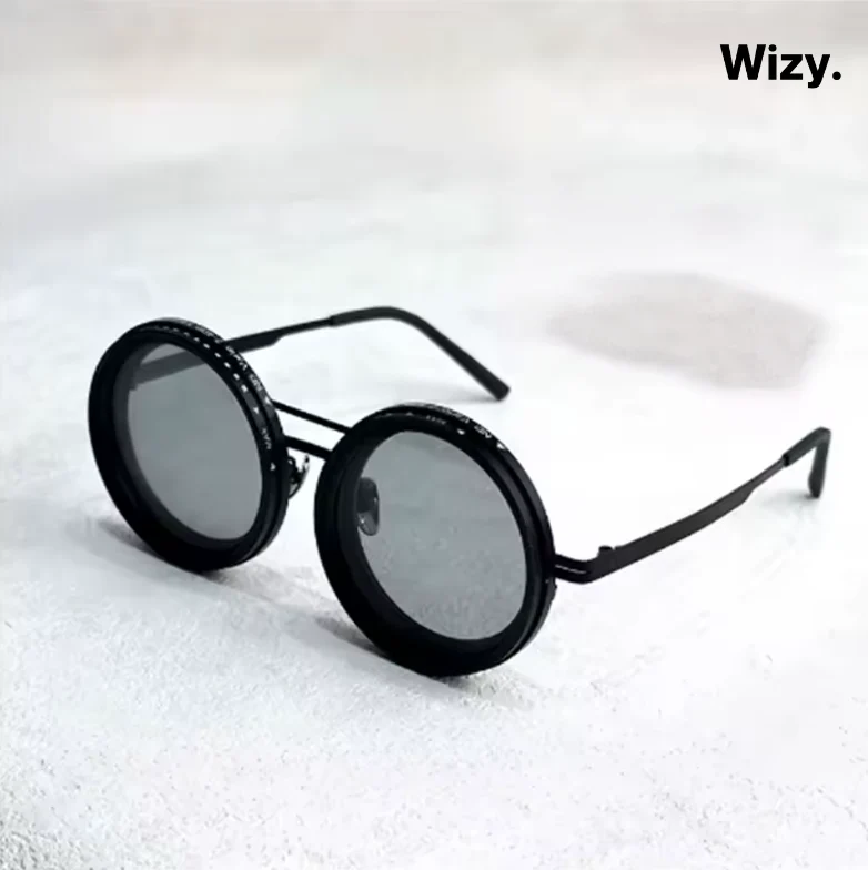 Zonnebril met Donkere Glazen UV400 Bescherming Zwart Retro Goud Zilver Fashion | Sansoti