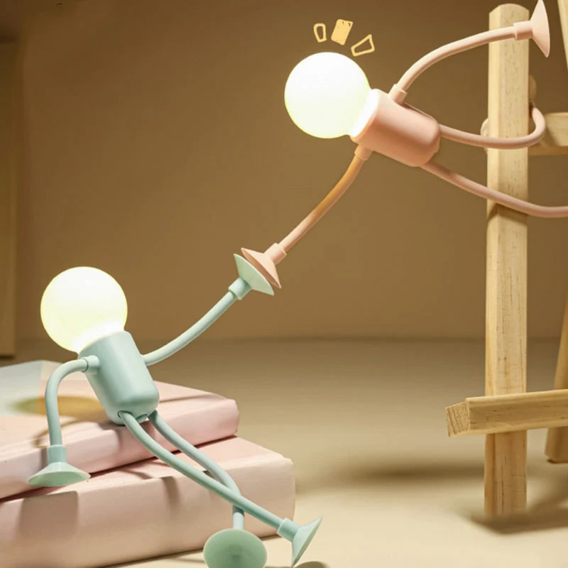 Verstelbare LED Tafellamp Zwart Wit Blauw Beige met Buigbare Armen Flexibel Sfeerlicht voor Woonkamer Slaapkamer Kantoor Bureau Modern Design Energiebesparend Warm Licht Dimbaar Decoratief Kinderkamer Nachtlampje Leeslamp | Sansoti