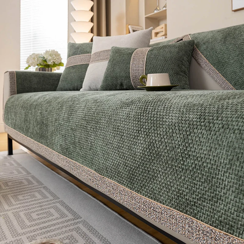 Chenille Bankhoes Antislip Structuur Bescherming Huisdieren Kleur en Maat Universeel | Sansoti