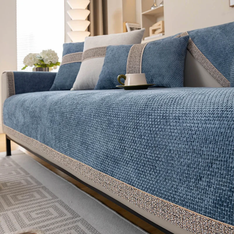 Chenille Bankhoes Antislip Structuur Bescherming Huisdieren Kleur en Maat Universeel | Sansoti