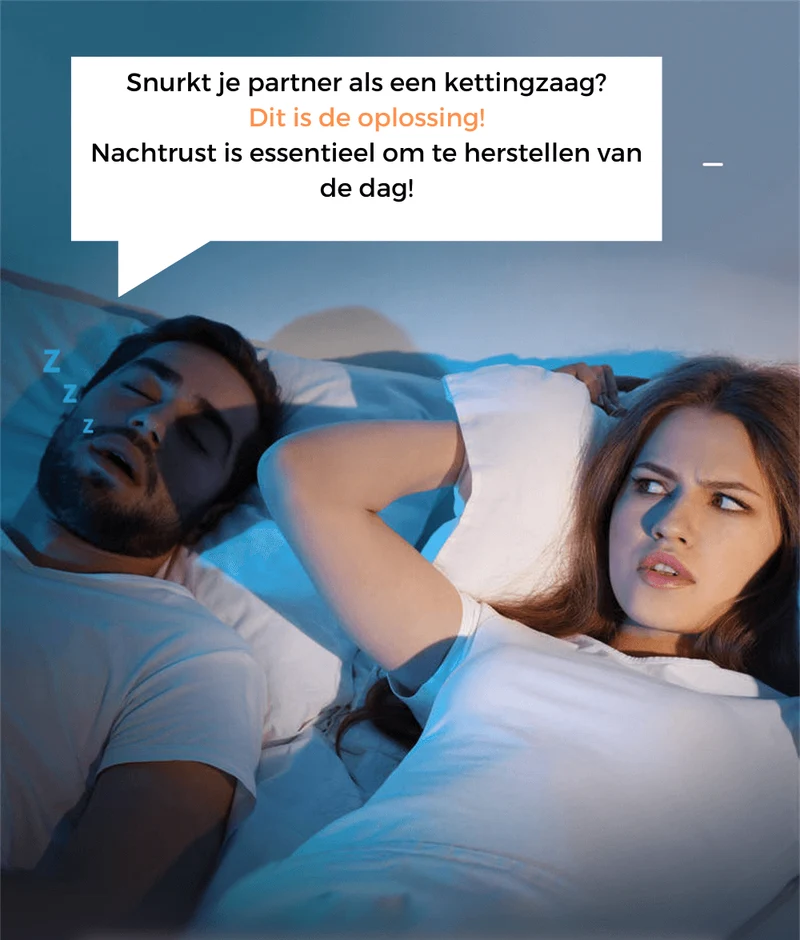 Anti-snurk Slaaphulp Apparaat met Zachte Impulsen Verstelbare Band Oplaadbaar | Sansoti
