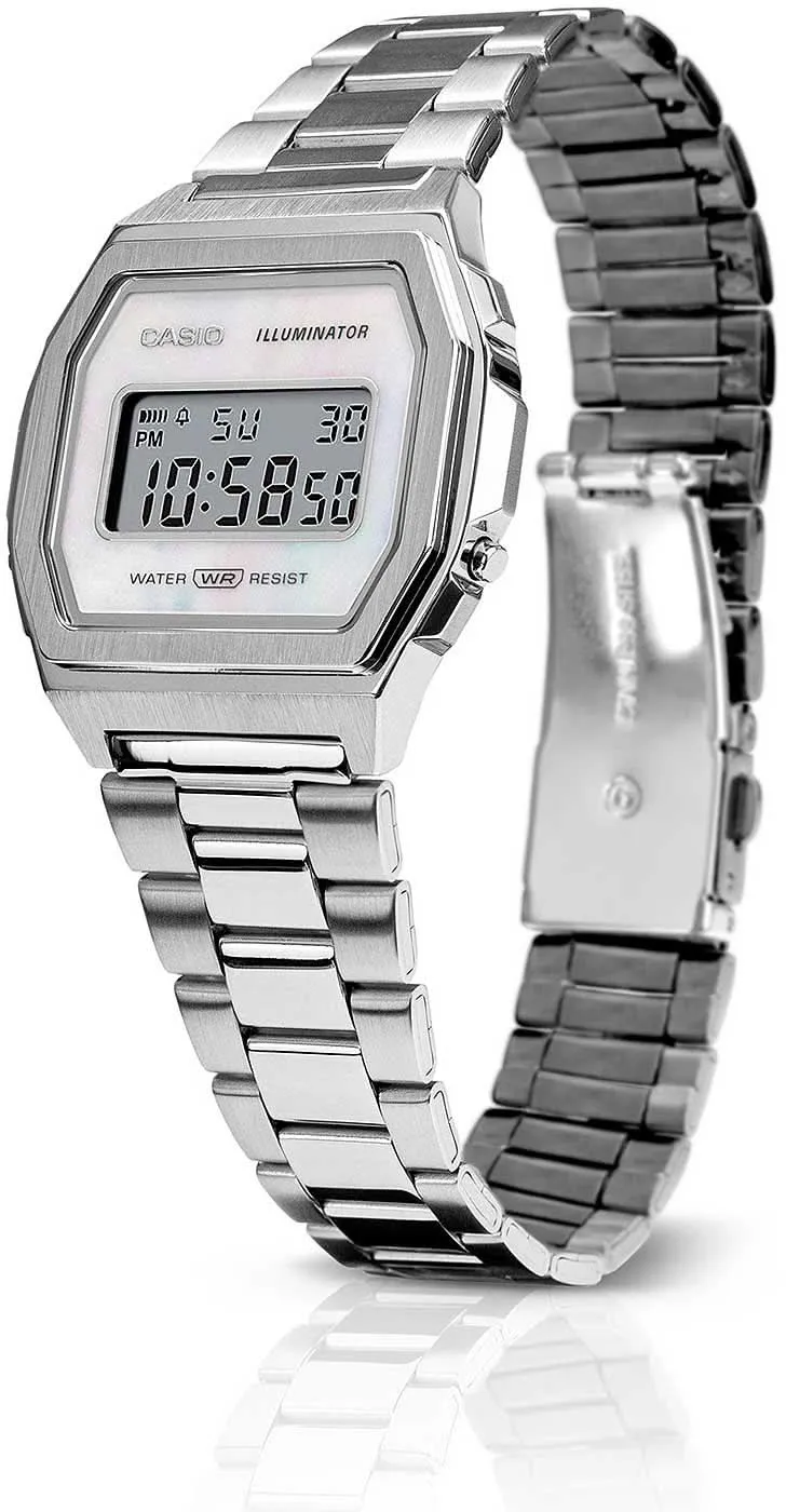 Casio Vintage A1000D-7EF Uhr • Kultiges Retro-Design • Edelstahlgehäuse
