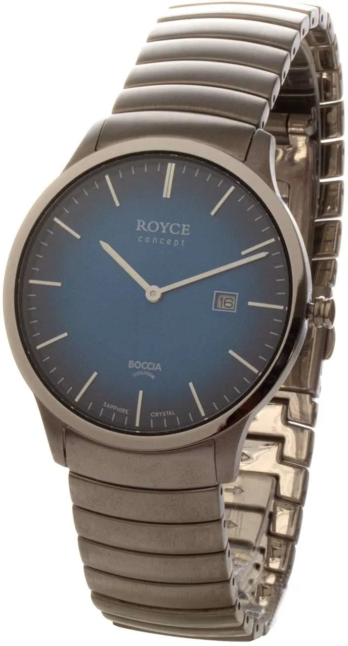 Boccia 3645-03 Herrenuhr - Reintitan - Antiallergisch