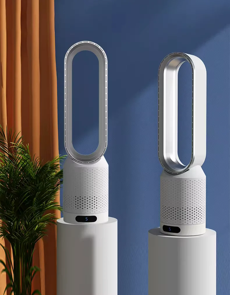 Luchtkoeler met HEPA-Filter Slaapkamer Toren 58 cm Ionisator UV Wasbaar Filter 32 dB Nachtstand | Sansoti