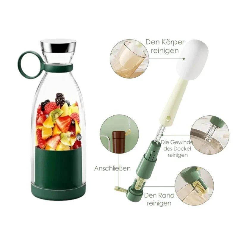 Draagbare Smoothieblender Oplaadbaar USB voor Verse Shakes Onderweg | Sansoti
