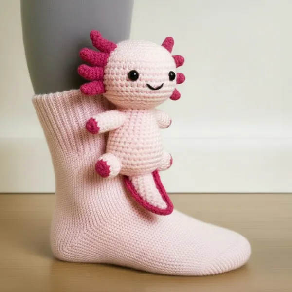 Chaussettes peluche animaux