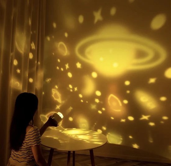 Sterrenprojector Nachtlampje Konijn & Hert met Muziek en USB-Oplader voor Kinderkamer | Sansoti