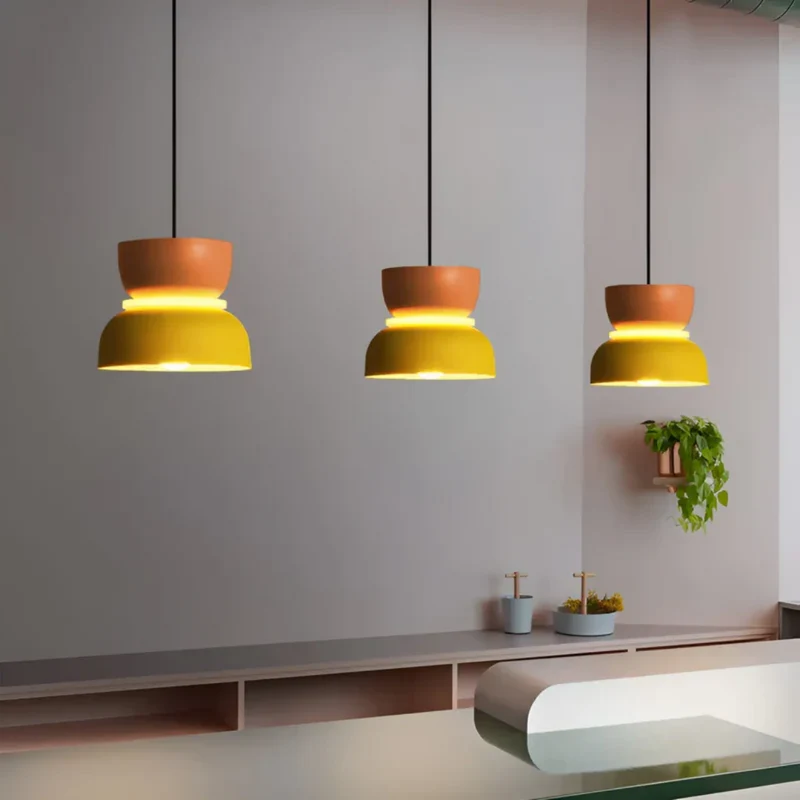 Kleurrijke LED Hanglamp Metaal Modern Design Woonkamer Slaapkamer | Sansoti