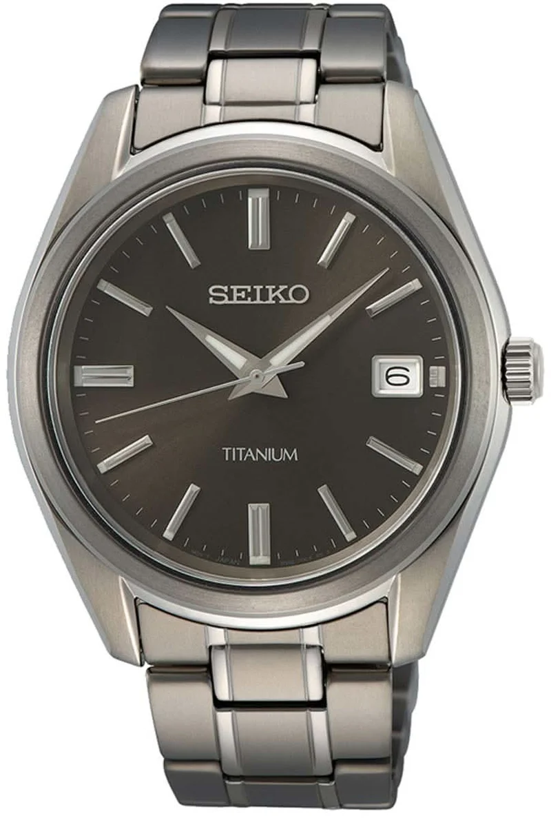 Seiko Conceptual SUR375P1 Herrenuhr • Titan • Saphirglas