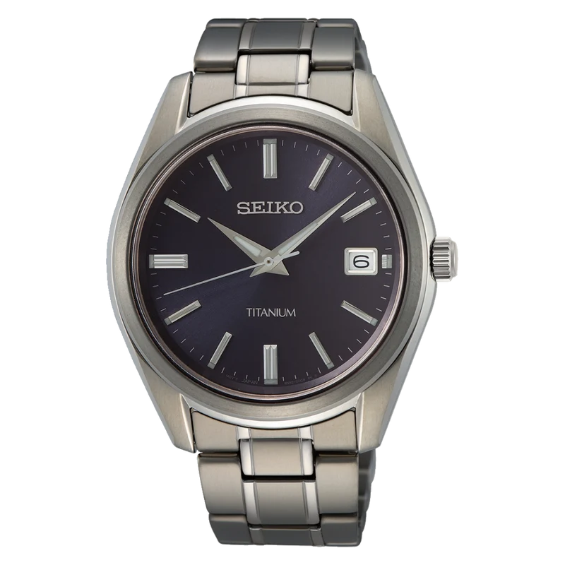 Seiko Conceptual SUR373P1 Herrenuhr • Robustes Titan • Kratzfestes Saphirglas