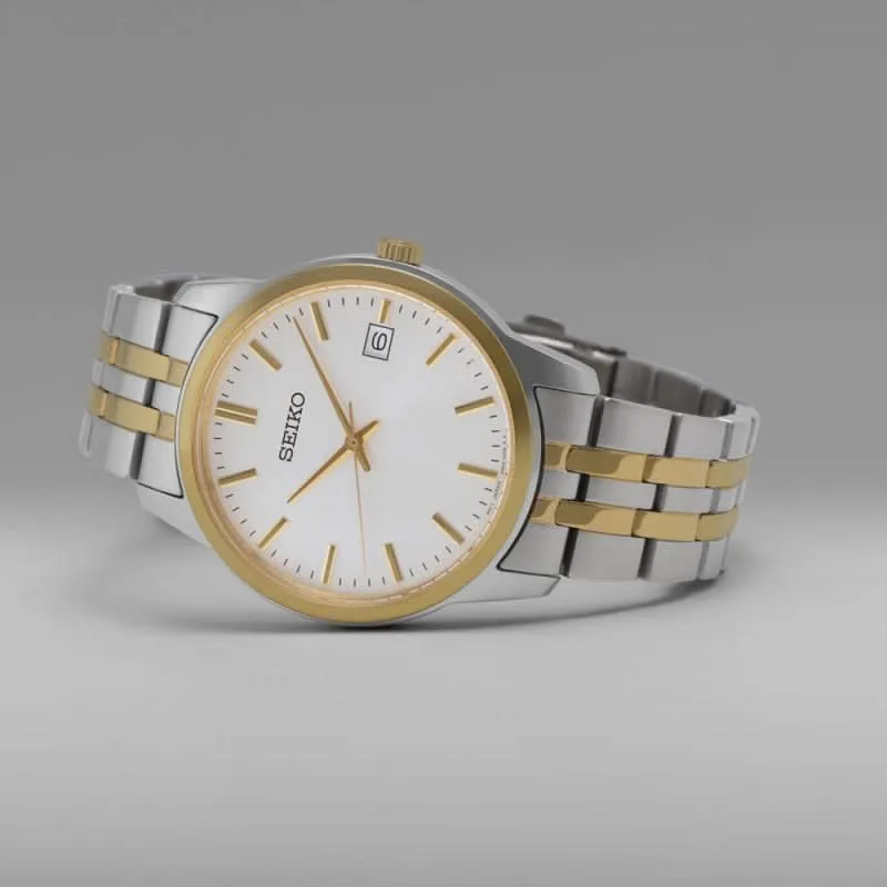 Seiko Conceptual SUR402P1 Herrenuhr • Saphirglas • Gold-Optik