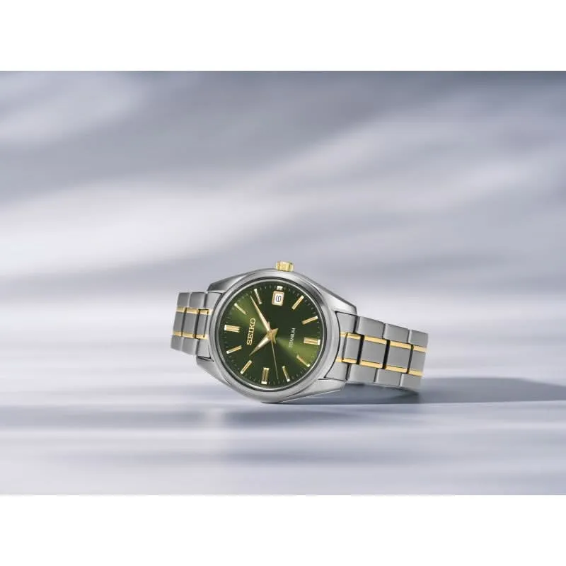 Seiko Conceptual SUR377P1 Herrenuhr • Titanium • Saphirglas