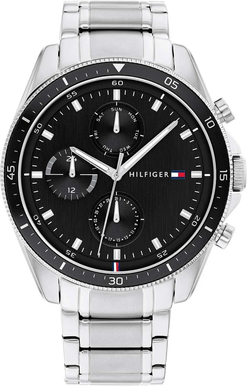 Tommy Hilfiger Parker 1791835 Herrenuhr • American Cool • Edelstahl