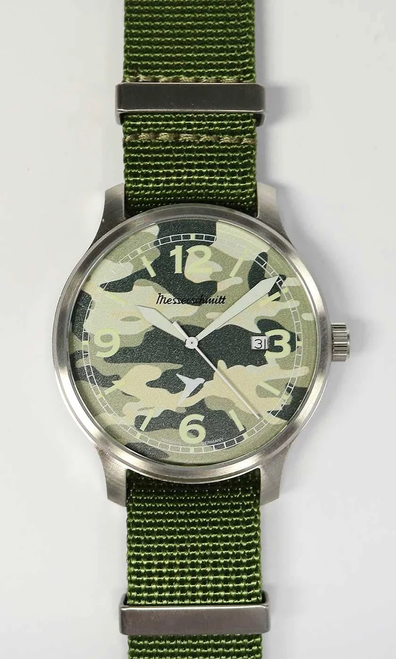 Messerschmitt ME-42L-TB Herrenuhr • Made in Germany • Flieger