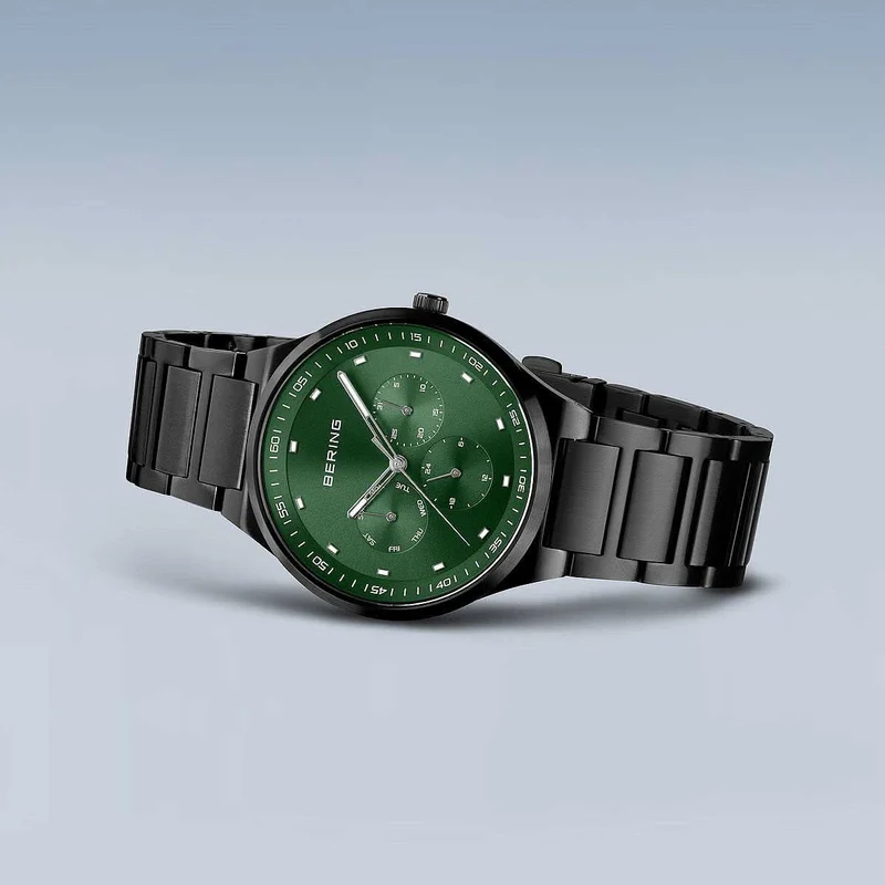 Bering Classic 11740-728 Herrenuhr • Kratzfestes Saphirglas • Flaches dänisches Design