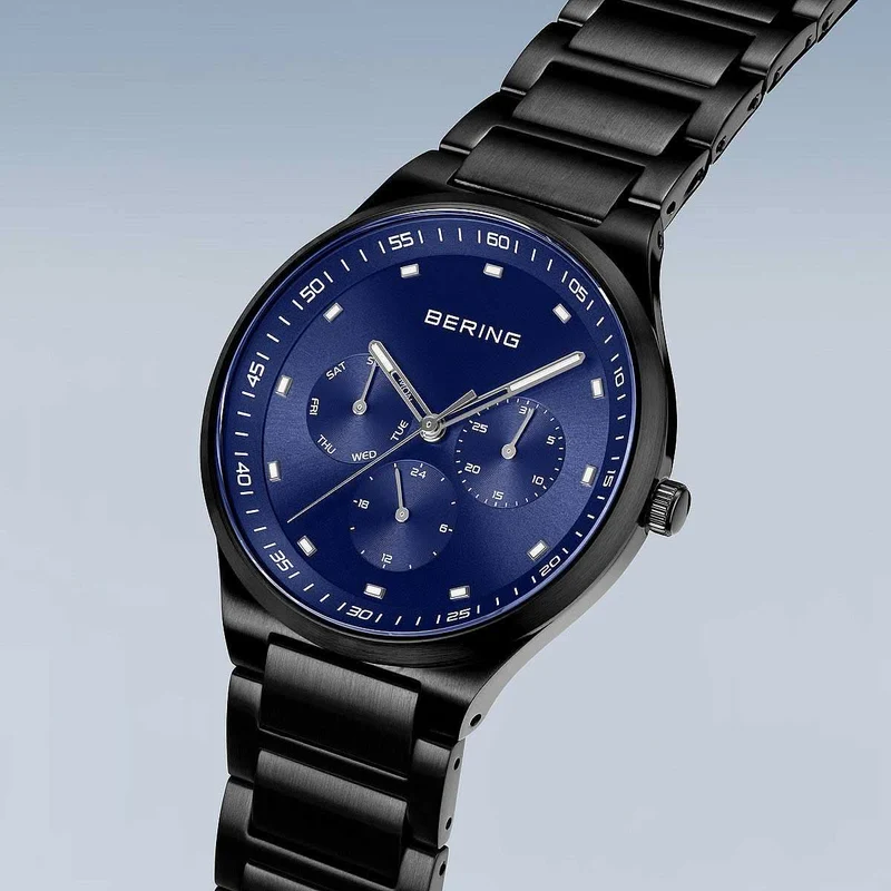 Bering Classic 11740-727 Herrenuhr • Kratzfestes Saphirglas • Flaches dänisches Design