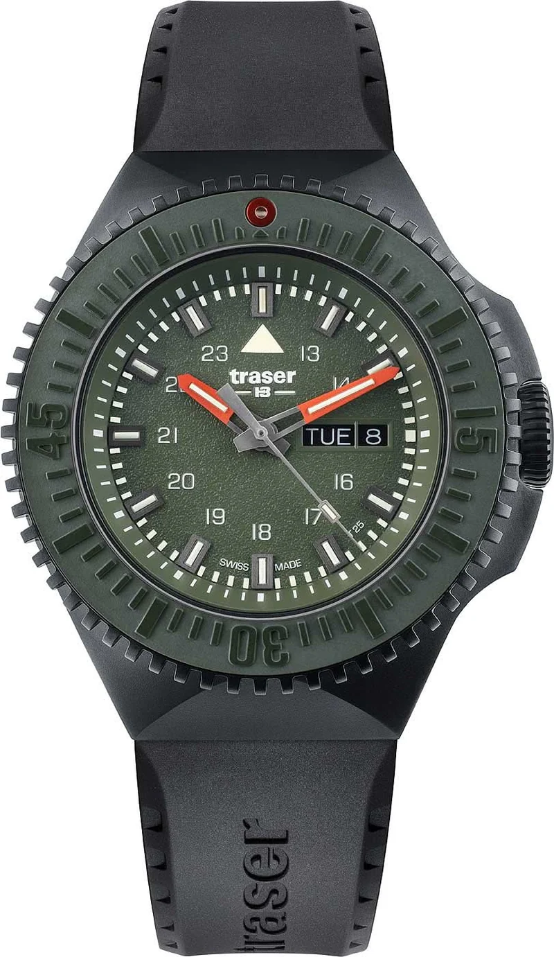 Traser P69 Black Stealth 109859 Herrenuhr • Trigalight • Swiss Made