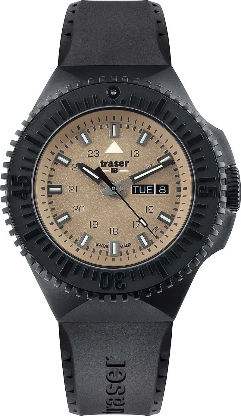 Traser P69 Black Stealth 109861 Herrenuhr • Trigalight H3 • Swiss Made