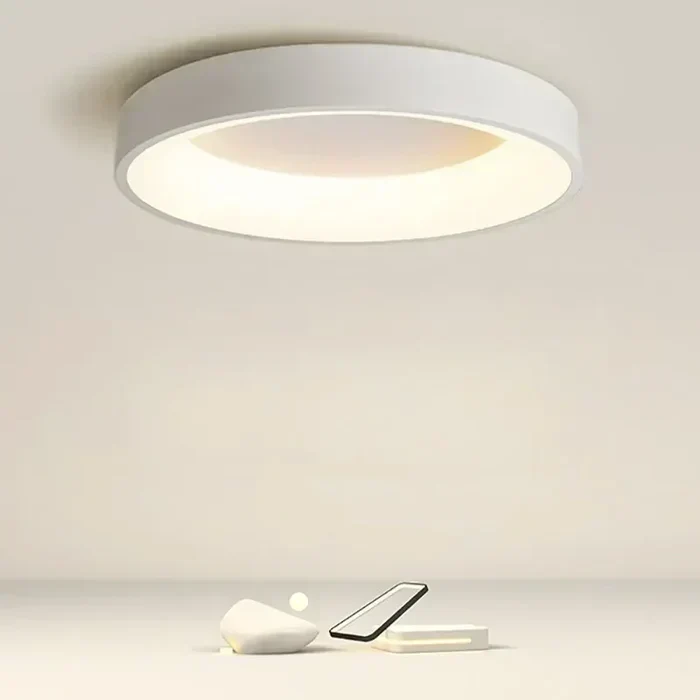 Ronde LED Plafondlamp Minimalistisch Design Warm Licht Energiezuinig Woonkamer Slaapkamer Kantoor Verlichting Modern Interieur | Sansoti