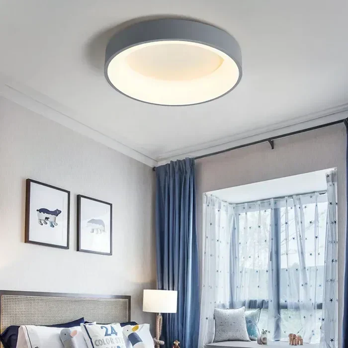 Ronde LED Plafondlamp Minimalistisch Design Warm Licht Energiezuinig Woonkamer Slaapkamer Kantoor Verlichting Modern Interieur | Sansoti