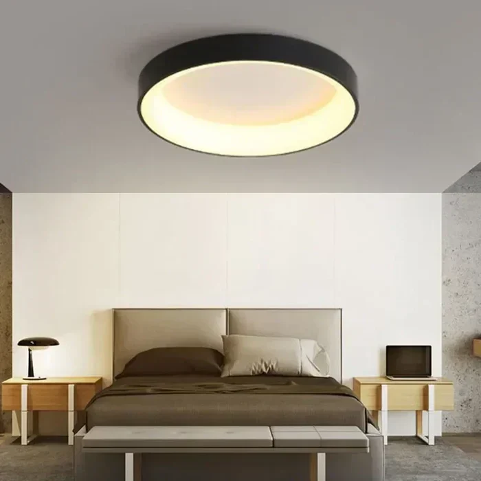 Ronde LED Plafondlamp Minimalistisch Design Warm Licht Energiezuinig Woonkamer Slaapkamer Kantoor Verlichting Modern Interieur | Sansoti
