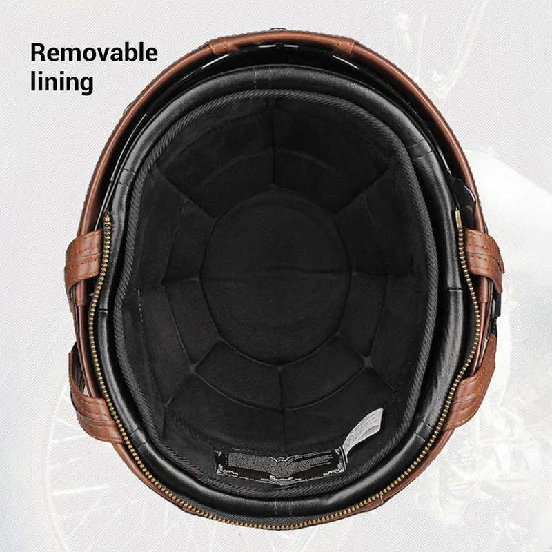 Klassieke Retro Motorhelm ABS Constructie Snelsluiting Geschikt voor Dagelijks Gebruik Touren Comfortabele Pasvorm | Sansoti