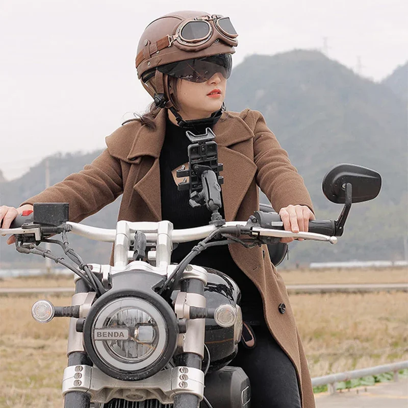 Klassieke Retro Motorhelm ABS Constructie Snelsluiting Geschikt voor Dagelijks Gebruik Touren Comfortabele Pasvorm | Sansoti