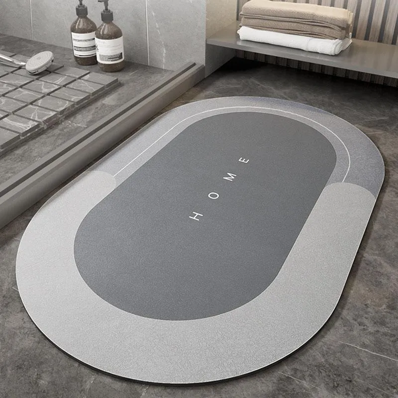 Zachte Badmat Antislip 40x60 cm | Superabsorberend Microvezel Droogloopmat voor Badkamer Keuken | Sneldrogend Vloerkleed met Antislip Onderkant | Sansoti