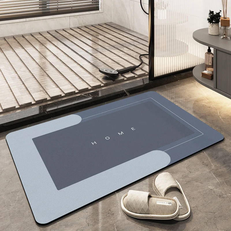 Zachte Badmat Antislip 40x60 cm | Superabsorberend Microvezel Droogloopmat voor Badkamer Keuken | Sneldrogend Vloerkleed met Antislip Onderkant | Sansoti