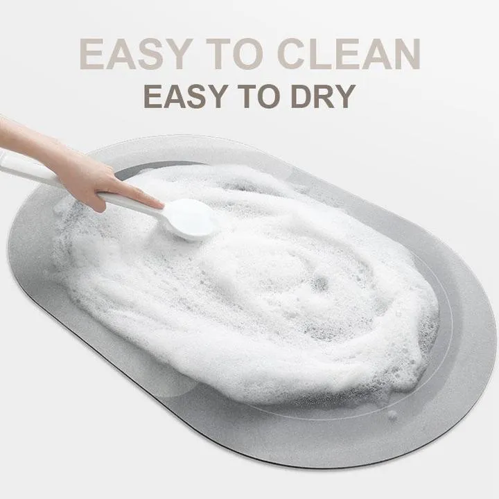 Zachte Badmat Antislip 40x60 cm | Superabsorberend Microvezel Droogloopmat voor Badkamer Keuken | Sneldrogend Vloerkleed met Antislip Onderkant | Sansoti