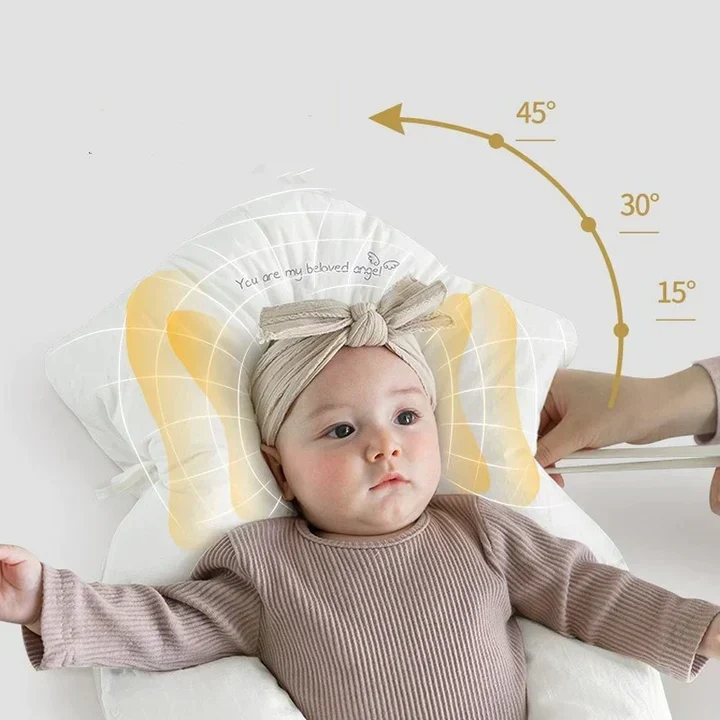 Omarmingskussen Baby Antibacterieel Katoenen Zachte Vulling 0-12 Maanden Veilig Ergonomisch Pastel | Sansoti