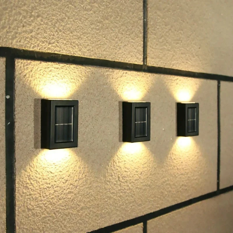 LED Solar Buitenlamp Draadloos Warmwit 3000K Weerbestendig IP65 Bewegingssensor Wandverlichting Terras Tuin Balkon Energiezuinig Tuinverlichting 8 Uur Accuduur | Sansoti