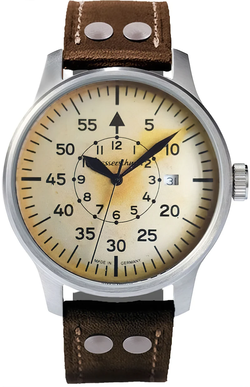 Messerschmitt Flieger ME-42Vintage-2 Herrenuhr • Made in Germany • Vintage