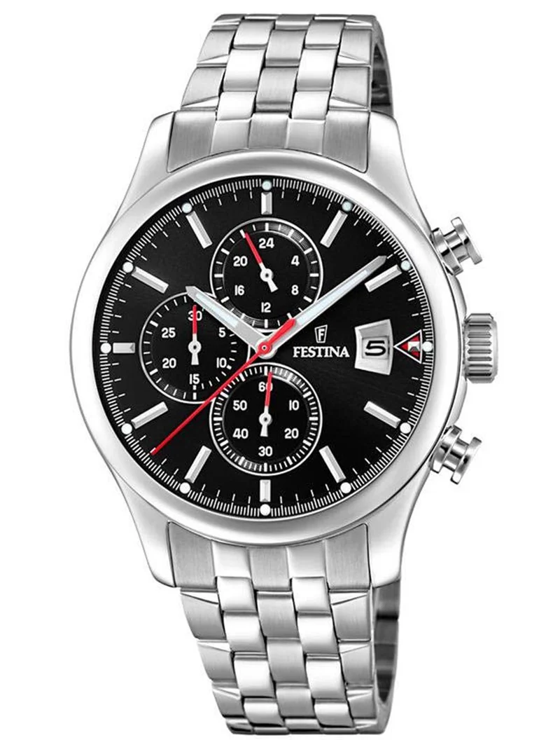 Festina Timeless Chronograph F20374/3 Herren • Mineralglas • 10 ATM Wasserdicht