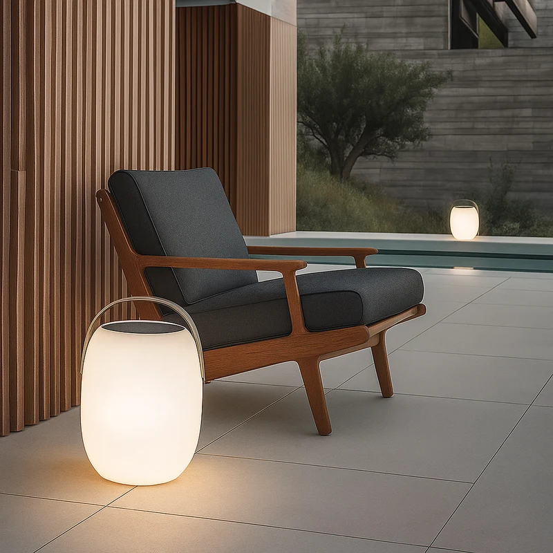 Draadloze Zonnelampen Tuin Terras LED Sfeerverlichting Oplaadbaar Duurzaam Buitenlamp Balkon Zonne-energie | Sansoti