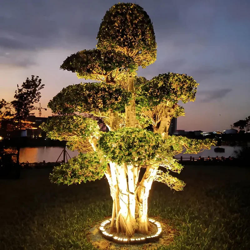 LED Tuinspot Boomverlichting Aluminium Weatherproof Buitenverlichting Accent 31-44cm Diameter Tuin Sfeer | Sansoti