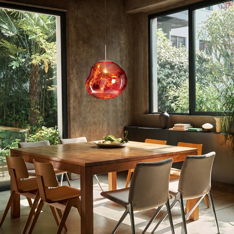 Hanglamp Spiegelend Metaal LED Warm Wit 3000K Moderne Verlichting Eettafel Woonkamer Interieur Design | Sansoti