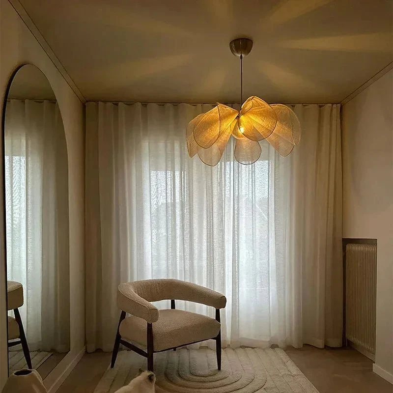 Hanglamp Stof Vintage E27 Warm Wit Licht Woonkamer Eetkamer Slaapkamer Retro Pendellamp Nostalgisch Design | Sansoti