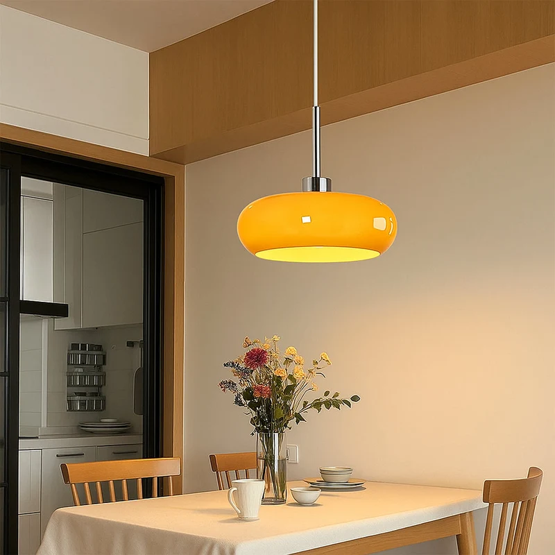 Geometrische Hanglamp E27 Glas Metaal 28cm Eetkamer Woonkamer Verstelbaar Functioneel Modern Interieur Design | Sansoti