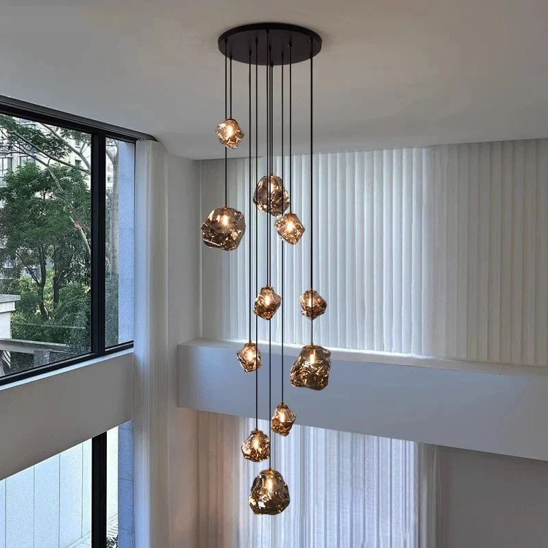 Sculptuur Traphal Kroonluchter LED Verstelbaar Dimbaar Warm Licht Modern Minimalistisch Design Verlichting | Sansoti