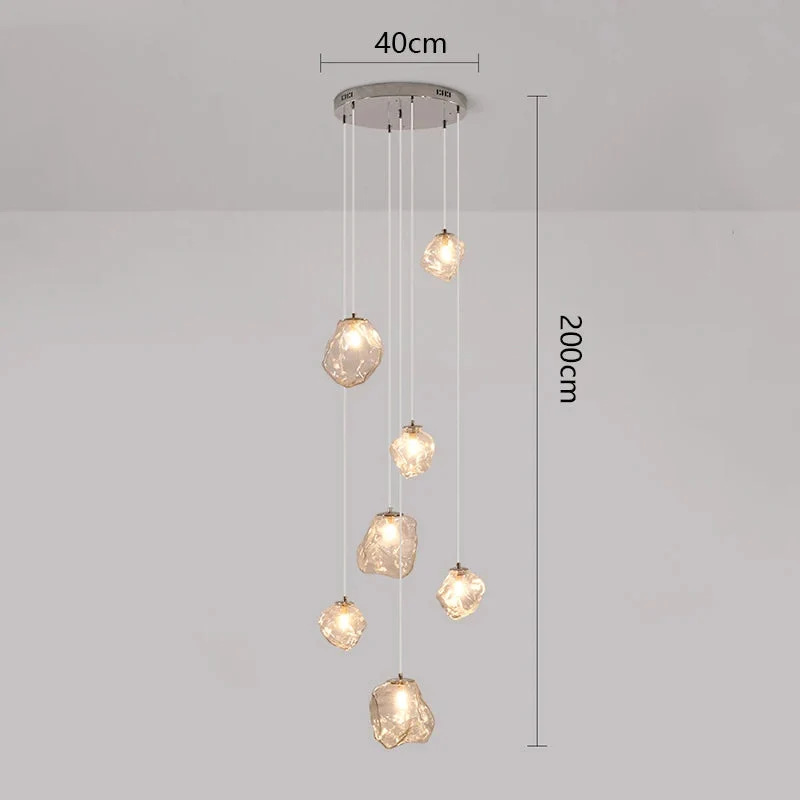 Sculptuur Traphal Kroonluchter LED Verstelbaar Dimbaar Warm Licht Modern Minimalistisch Design Verlichting | Sansoti