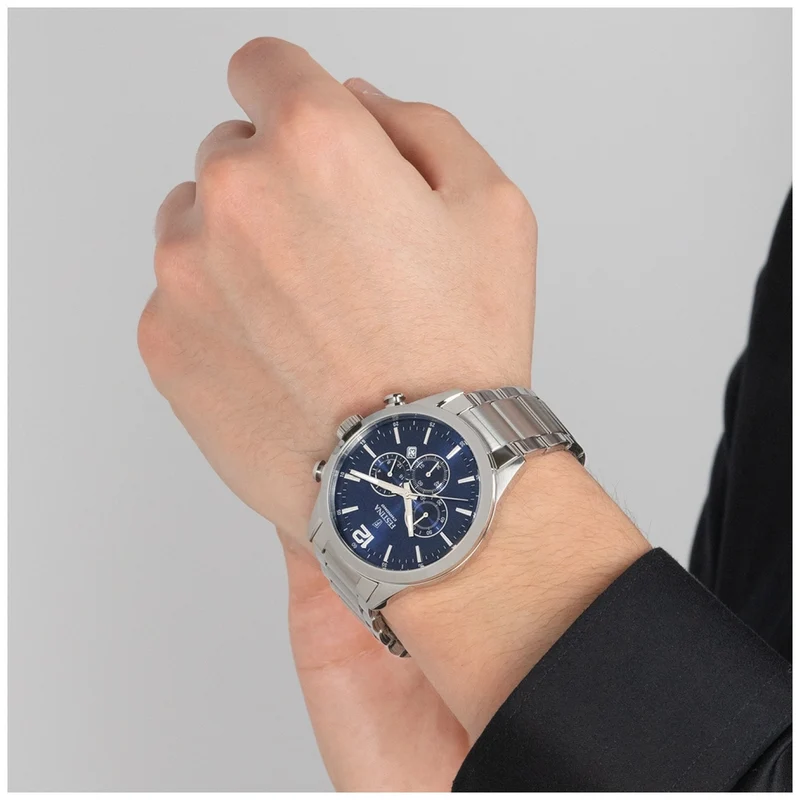 Festina Timeless Chronograph F20343/7 Herrenuhr Dunkelblau • Miyota Quarzwerk • Chronograph mit Datum