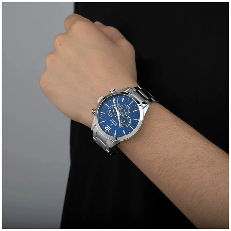 Festina Timeless Chronograph F20343/7 Herrenuhr Dunkelblau • Miyota Quarzwerk • Chronograph mit Datum