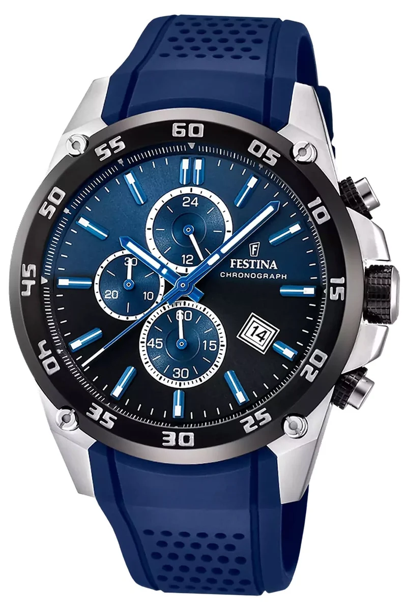Festina The Originals F20330/A Herrenuhr • Chronograph • Mineralglas