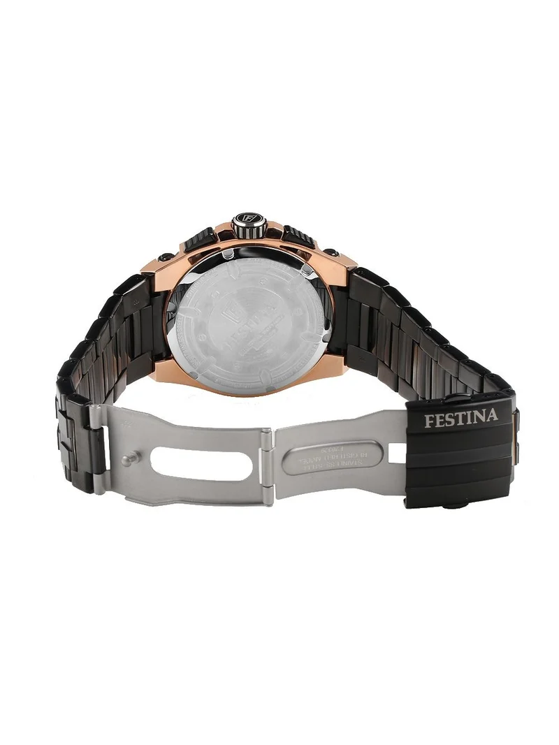 Festina Chrono Bike F20329/1 Herrenuhr Schwarz • Chronograph mit Wechselarmband • Mineralglas