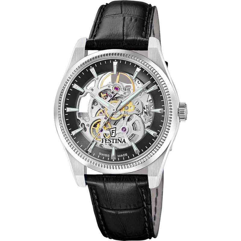 Festina Swiss Made Automatic F20095/3 Herrenuhr • Saphirglas • Soprod P024 Automatikwerk