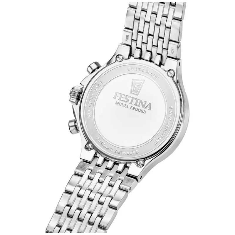 Festina Swiss Made Chronograph F20093/3 Herrenuhr • Saphirglas • Chronographenfunktion